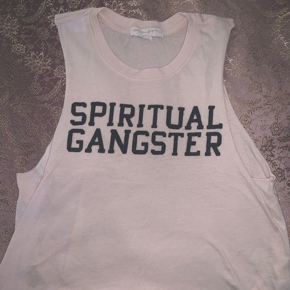 Spiritual gangster muscle Tee!!